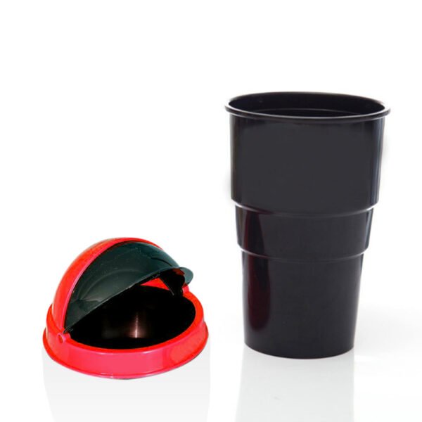 Plastic Car Mini Dustbin / Trash Bin Dust Case Best for Traveling (Multicolour) - Image 4