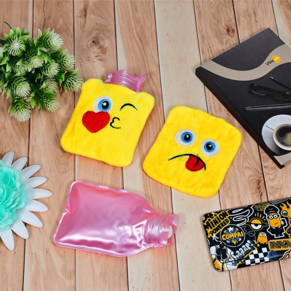 Fun Emoji Relief (1 Pc): Mini Hot Water Bag for Aches & Pains - Image 4