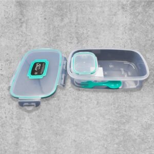 Cartoon Kids Lunch Box - Airtight Food Container with Spoon & Inner Compartment