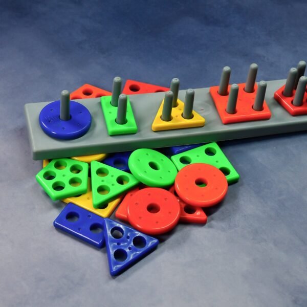 Geometric Brick - 5 Angle Matching Column Blocks for Kids - Preschool