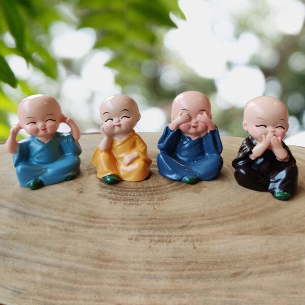 Baby Buddha 4Pc and show piece used for house, office and official decorations - Image 4