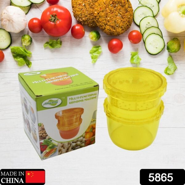 2-in-1 Manual Citrus Juicer & Grinder ? Portable Ginger, Garlic, Fruit & - Image 2