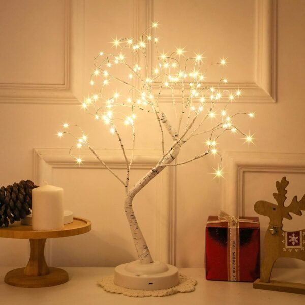 108 LED Birch Fairy Lamp ? 8 Modes, USB/Battery, Home Decor - Image 3