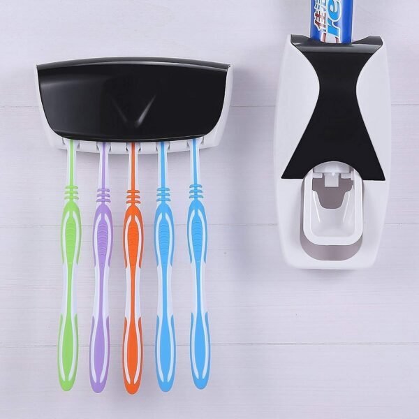 Toothpaste Dispenser & Tooth Brush with Toothbrush - Image 2