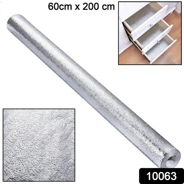 Self-Adhesive Wallpaper Aluminum Foil Wall Paper (60 x 200 Cm / Mix Design) - Image 2