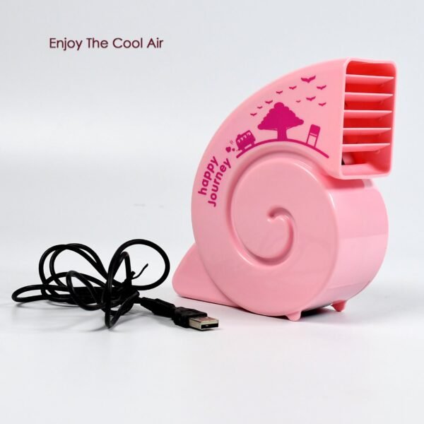 Cute Bright Color Desktop Office USB Mini Fan Battery USB Fans USB Mini Fans - Image 3