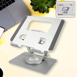 Aluminum Alloy 360?Rotating Bracket, Adjustable Tablet Stand, Portable Foldable