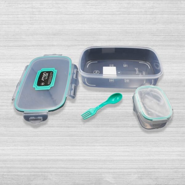 Cartoon Kids Lunch Box - Airtight Food Container with Spoon & Inner Compartment - Image 4
