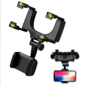 Rear View Mobile Holder Universal Vehicle Rear View Mirror Mobile phone Mount