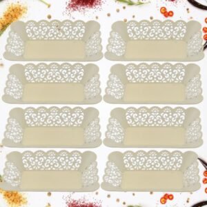 Rectangle Plastic Dinner Plate Snacks / Breakfast, Restaurant Serving Trays