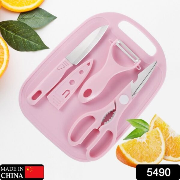 Mini Travel Cutting Board Set, 4 Pcs Portable Mini Camping Plastic Cutting