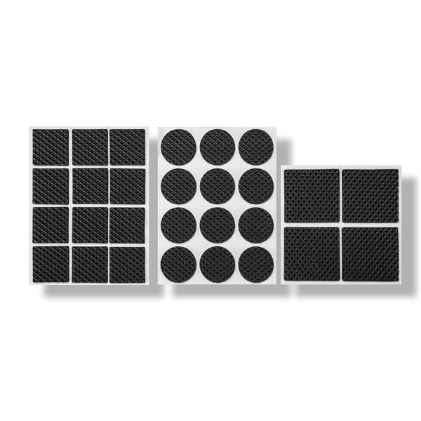 28 pc Rubber furniture Pads Self Sticking Non Slip Furniture Noise Insulation - Image 3