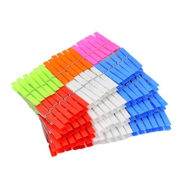 Multi Purpose Plastic Clothes Clips for Cloth Drying Clips (set of 144Pc) - Image 4