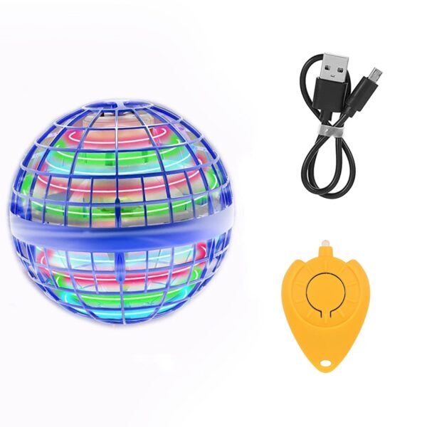 Flying Ball Toys, USB Rechargeable Built-in RGB Lights 360?Rotating Magic - Image 4