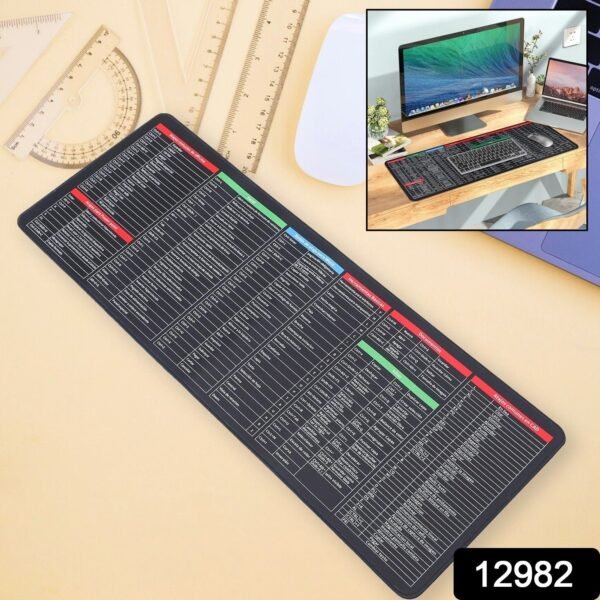 Mat of Shortcut Keyboard  Mouse Pad Mat Mouse Pads for Desk Quick Key Super - Image 2