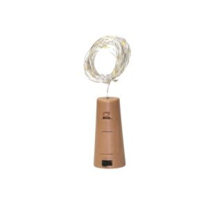Wine Bottle Cork LED String Light ? 2M Cable, Battery Operated, Warm White (1