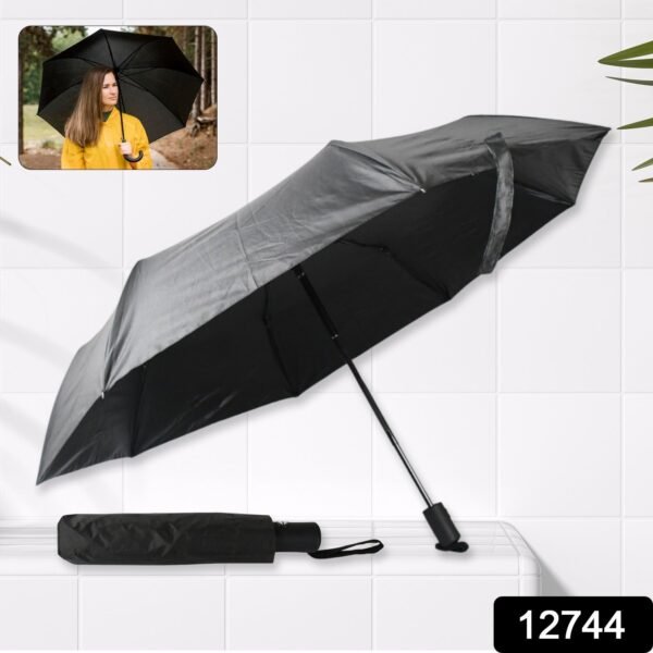 2 Fold Manual Open Umbrella| Windproof, Sunproof & Rainproof with Sturdy Steel - Image 2