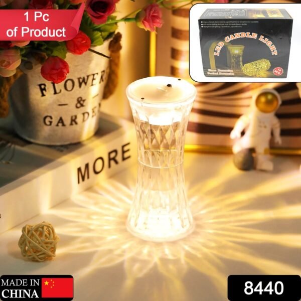 Crystal Table Lamp ? Universal Soft Night Light & Study, Bedroom, Office & - Image 2