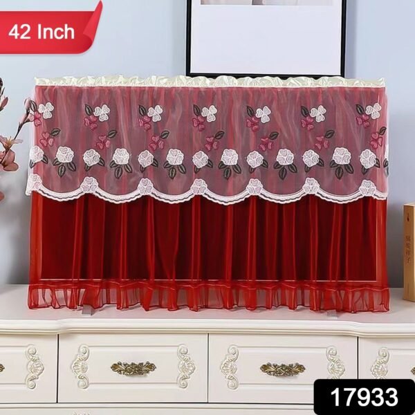 Dustproof Cover For Indoor, TV Screen Protector Cloth Cover (42 Inch / Mix - Image 2
