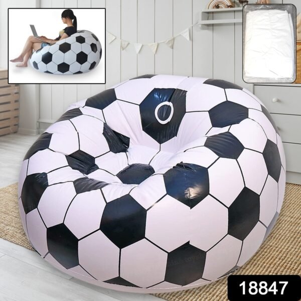 Foldable Sofa, Cartoon Style Inflatable Folding Chair, Ball Chair, Inflatable - Image 2