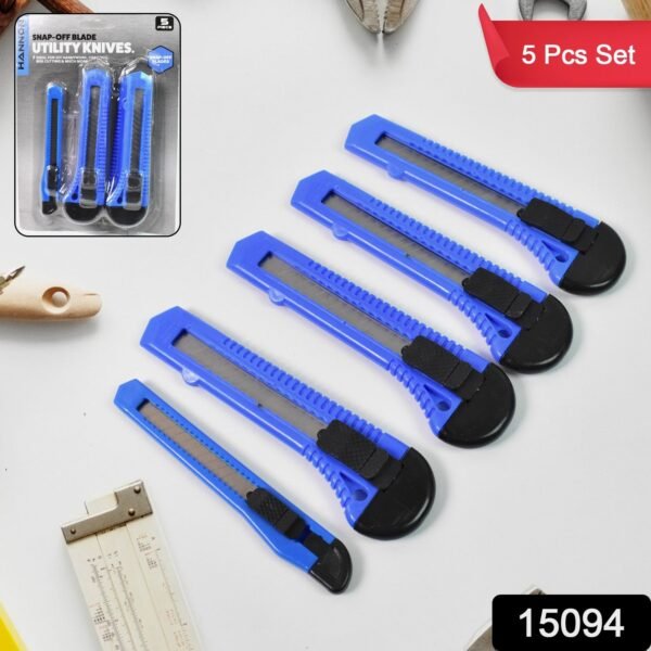 Multi-Use Iron Cutter Knife (5 Pcs Set / Mix Size) - Image 2