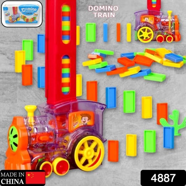 Transparent Funny Train Engine Block Set ? 60-Piece Music & Lights (Batteries - Image 2