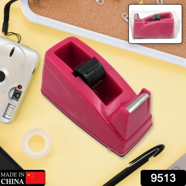 Plastic Tape Dispenser & Cutter for Home, Office & School (1 Pc) - Image 2