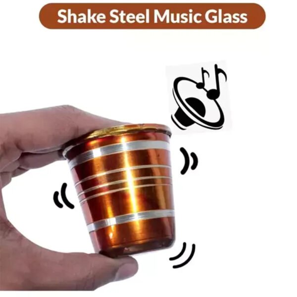 Stainless Steel Glass with Bell Sound for Kids Boys and Girls Glass Set
