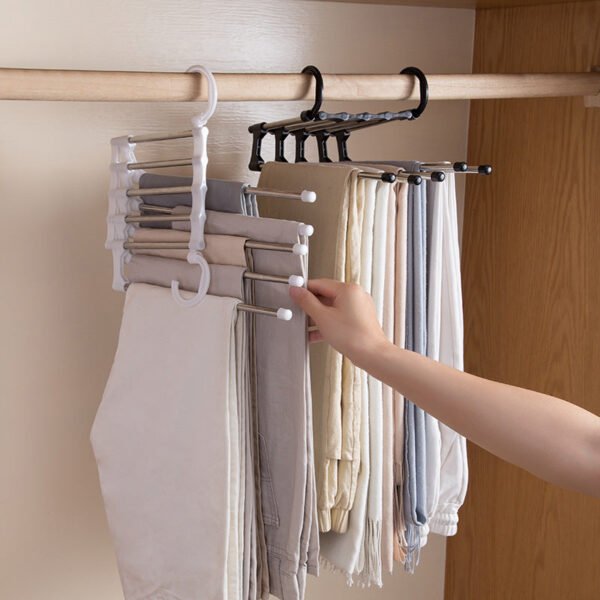 Adjustable Trouser Pants Hanger Organizer - Image 3