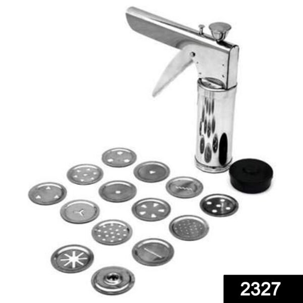 15 in 1 Stainless Steel Kitchen Press with Different Parts - Image 2