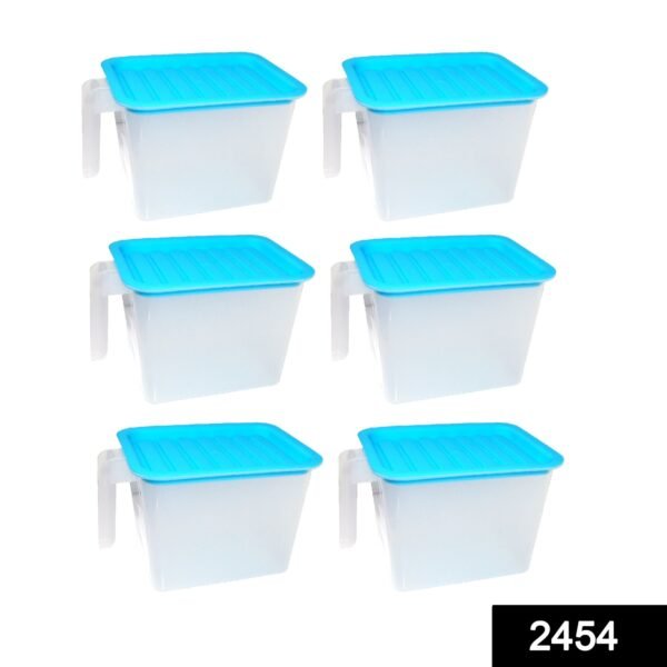 Air Tight Unbreakable Big Size 1100 ml Square Shape Kitchen Storage Container - Image 2