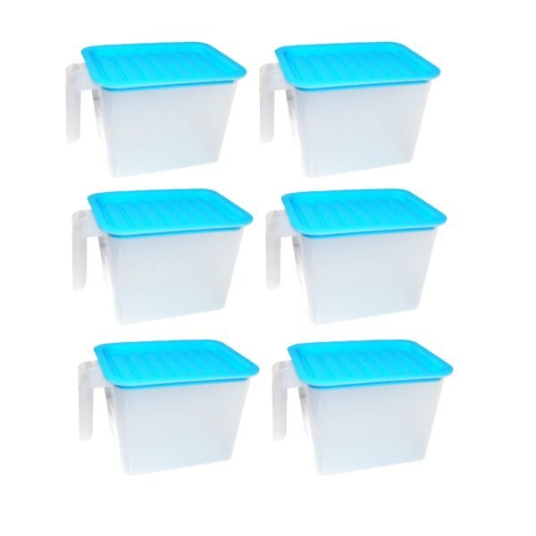 Air Tight Unbreakable Big Size 1100 ml Square Shape Kitchen Storage Container - Image 4