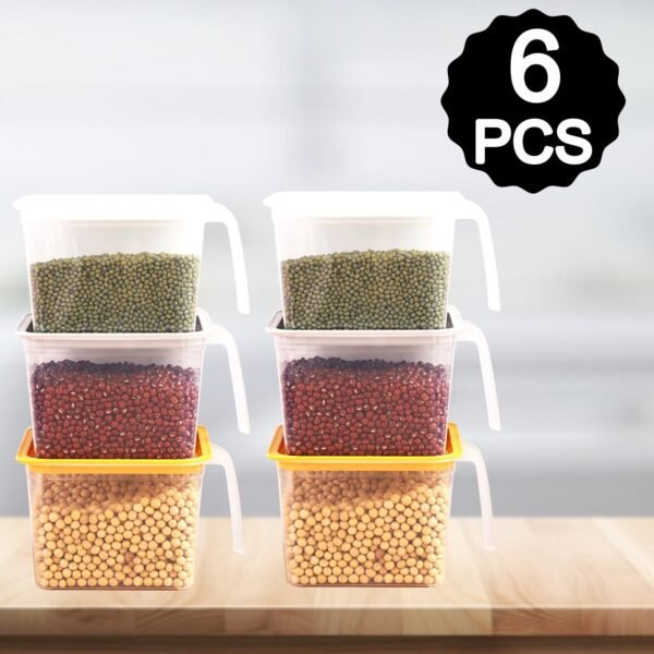 Air Tight Unbreakable Big Size 1100 ml Square Shape Kitchen Storage Container - Image 3