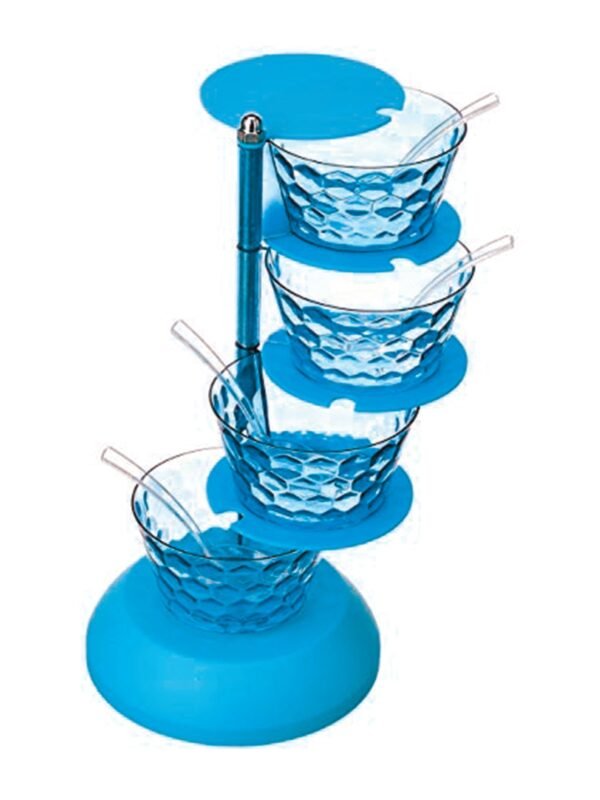 4 in 1 Multipurpose 360 Degree Rotating Pickle Rack Container for Kitchen - Image 3