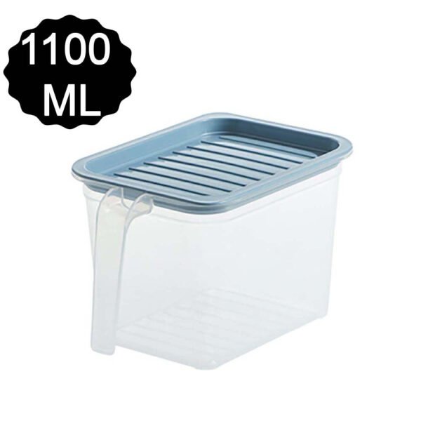 Air Tight Unbreakable Big Size 1100 ml Square Shape Kitchen Storage Container - Image 5