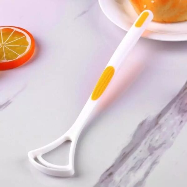 New Hot Away Hand Scraper Fashion Tongue Cleaner Brush with Silica Handle - Image 3
