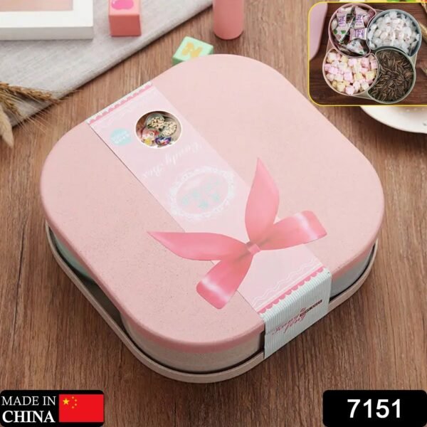 Large Compartment Box | Creative Divided Food Fruit Plate - Image 2