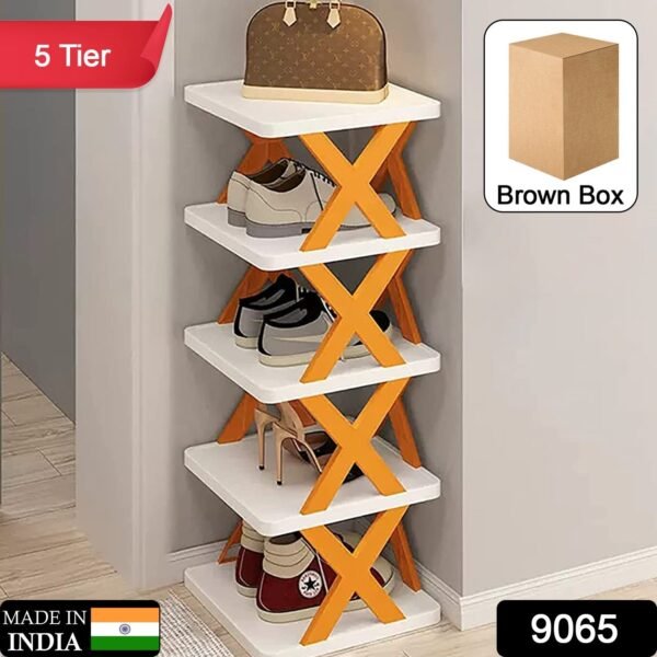5-Layer Shoe Rack for Small Spaces & Easy Storage - Image 2