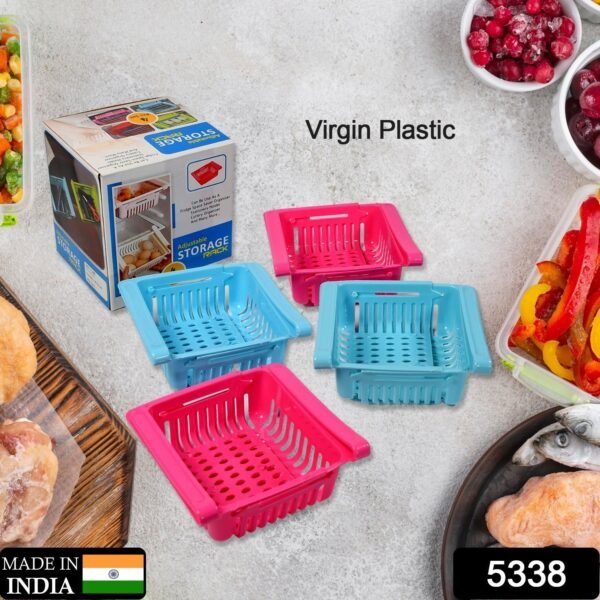 Virgin Freeze Storage Unbreakable Adjustable basket with Extra Storage - Image 2