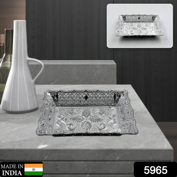 Decorative Mukhwas Serving Tray Serving Mukhwas Plate Fancy Candy Tray Dry - Image 2
