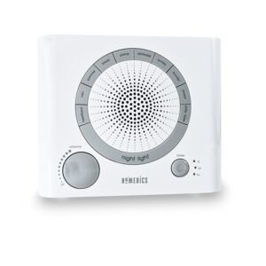 Sleep Therapy Sound Machine with 8 Soothing Sounds (Battery, Timer Option)