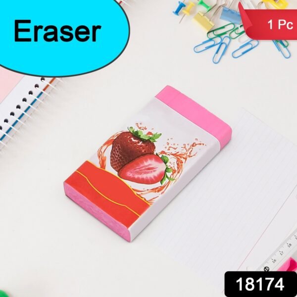 Fancy & Stylish Eraser (1 Pc / Mix Design) - Image 2