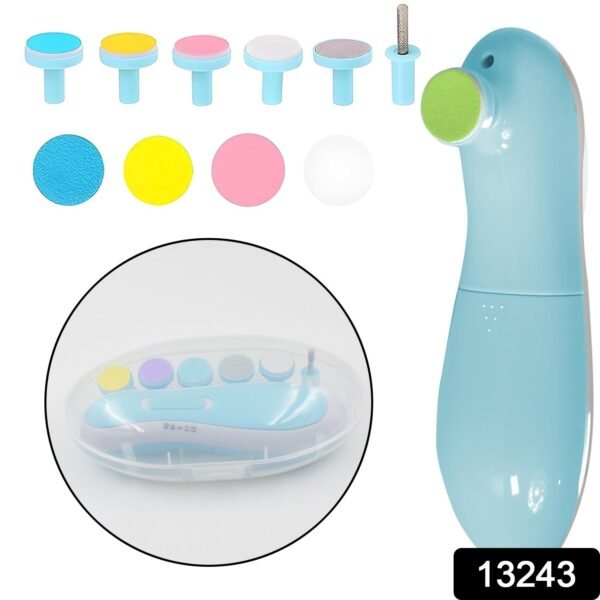 Baby Nail Trimmer / Clippers | 6 Grinding Head (Multi Color / 1 Pc / Battery - Image 5