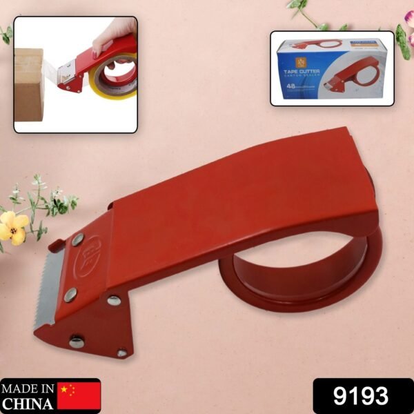 Metal Packing Tape Dispenser Cutter for Home Office use, Tape Dispenser for - Image 2
