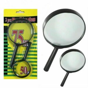 Magnifying Glass Lens ? Dual-Sided Glass Magnifier for Reading & Eye Protection