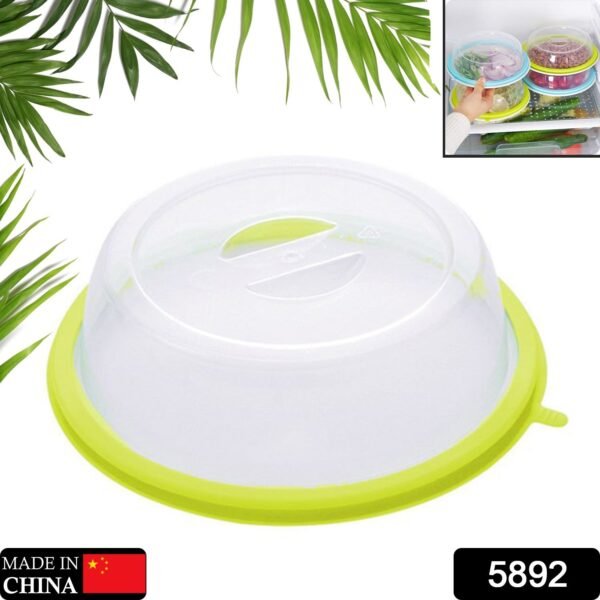 Air-Tight Microwave Oven Dish Cover Microwave Splatter Cover Food Cover - Image 2