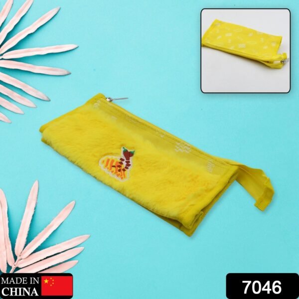 Smart Double Pocket Zipper Pouch ? Multipurpose, Washable Stationery Organizer - Image 2