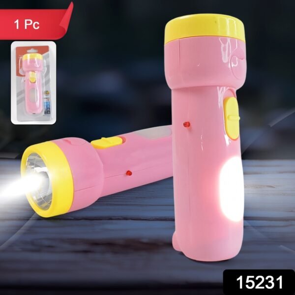 2-in-1 Rechargeable Small Handy LED Torchlight for Home, Outdoor, Tracking (1 - Image 2