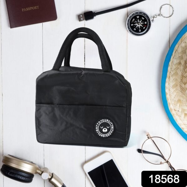 Lunch Box Bag for Women Men Insulated Lunch Bag With Zipper (1 Pc / Mix Color) - Image 2