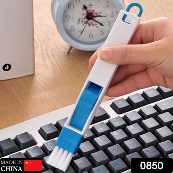 2 in 1 Multi-Function Plastic Window Slot Wardrobe Dust Removal Cleaning Brush - Image 2